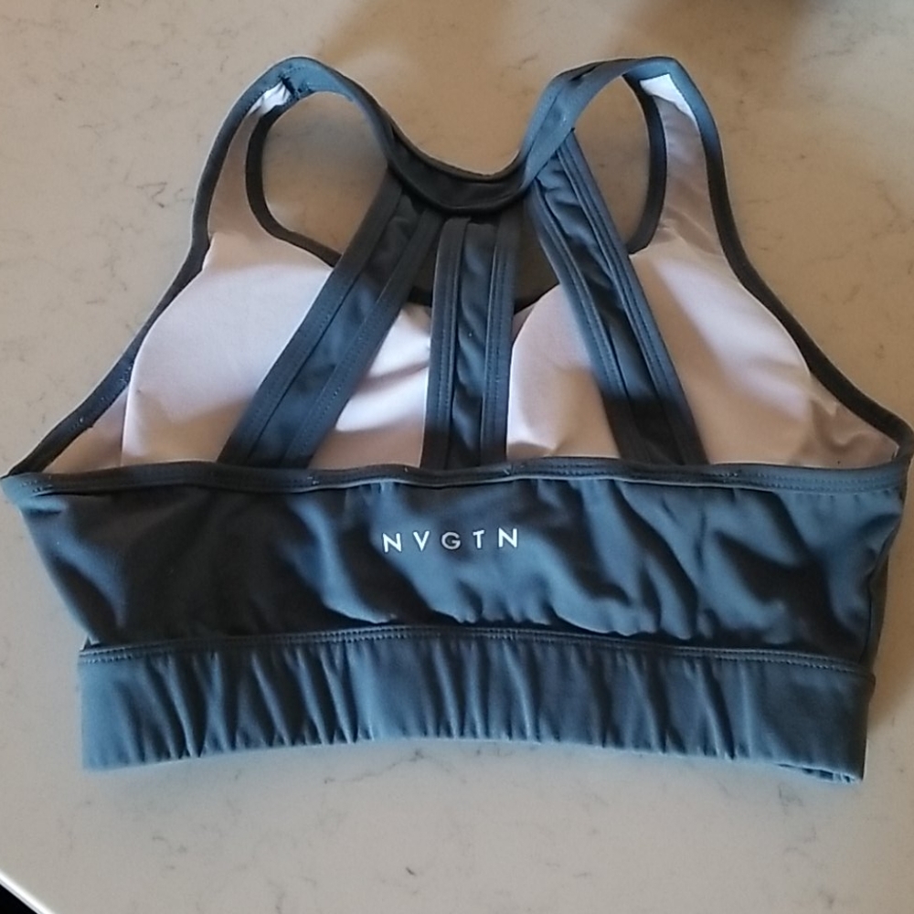 Nvgtn blue sports bra medium